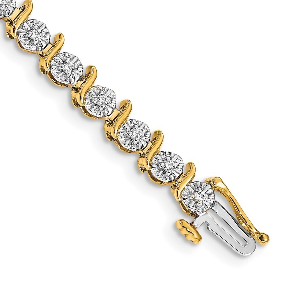 Kazi Luxury 14k Diamond Bracelet